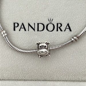 Pandora Sterling Silver Cow Charm